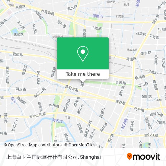 上海白玉兰国际旅行社有限公司 map