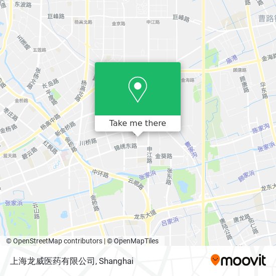 上海龙威医药有限公司 map
