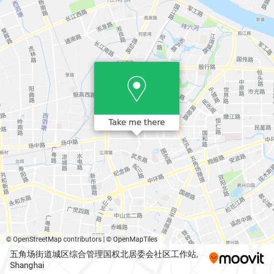五角场街道城区综合管理国权北居委会社区工作站 map
