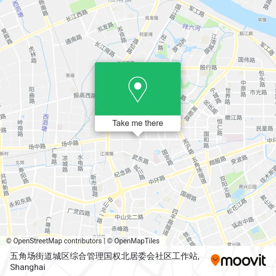 五角场街道城区综合管理国权北居委会社区工作站 map