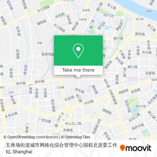 五角场街道城市网格化综合管理中心国权北居委工作站 map