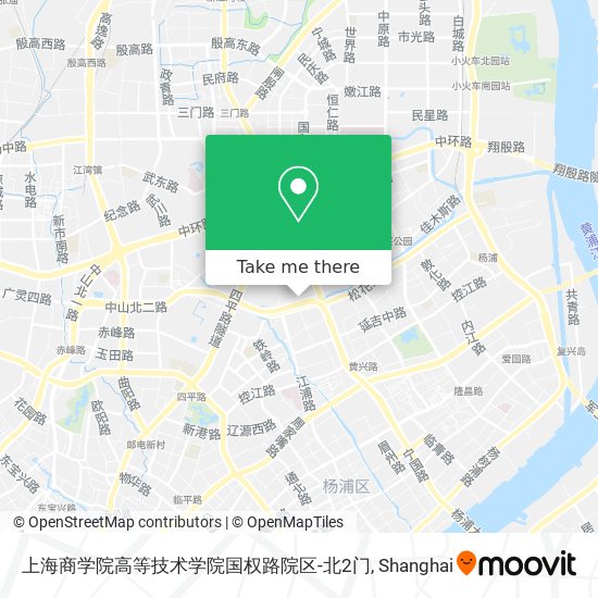 上海商学院高等技术学院国权路院区-北2门 map