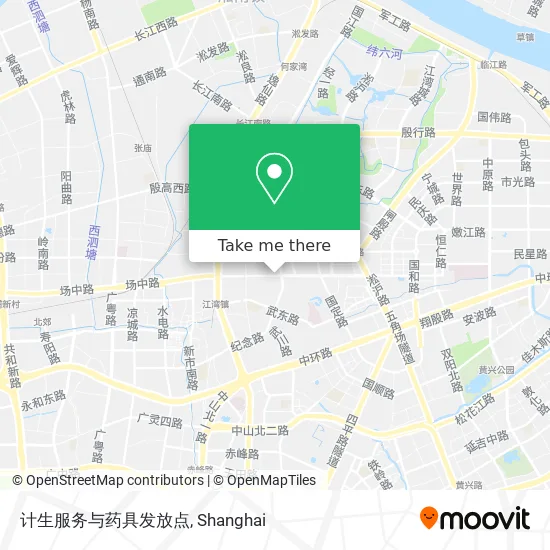 计生服务与药具发放点 map