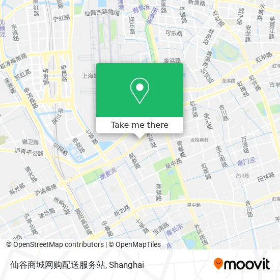 仙谷商城网购配送服务站 map