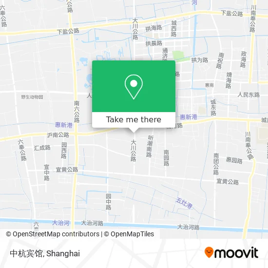 中杭宾馆 map