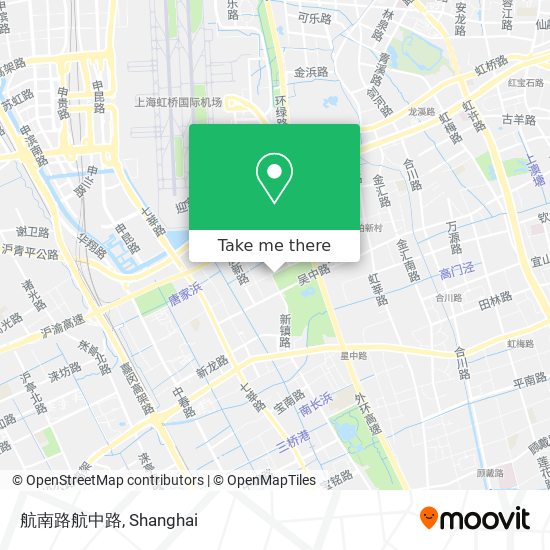 航南路航中路 map