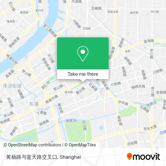 黄杨路与蓝天路交叉口 map