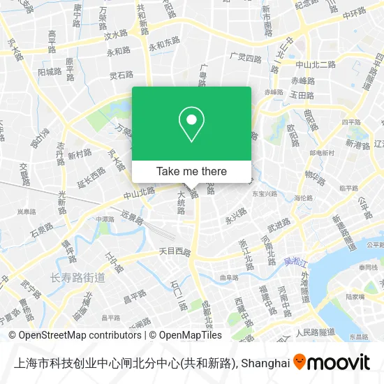 上海市科技创业中心闸北分中心(共和新路) map