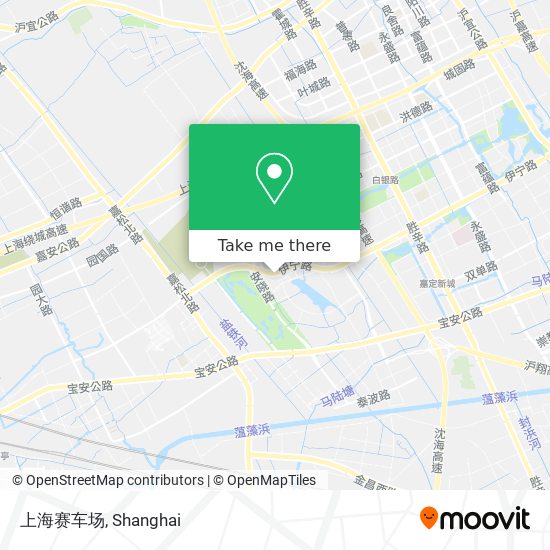 上海赛车场 map