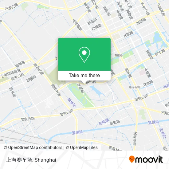 上海赛车场 map