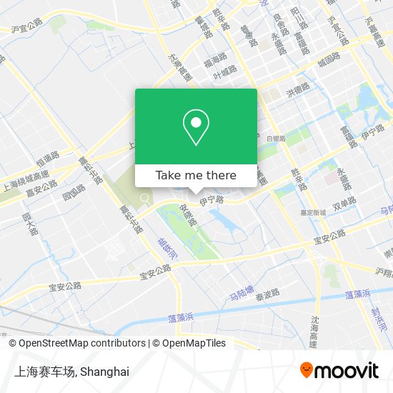 上海赛车场 map