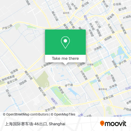 上海国际赛车场-46出口 map