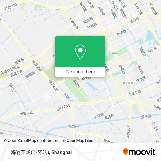 上海赛车场(下客站) map