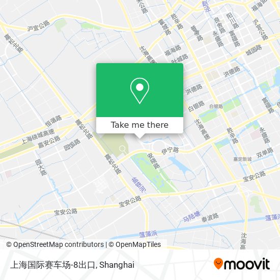 上海国际赛车场-8出口 map