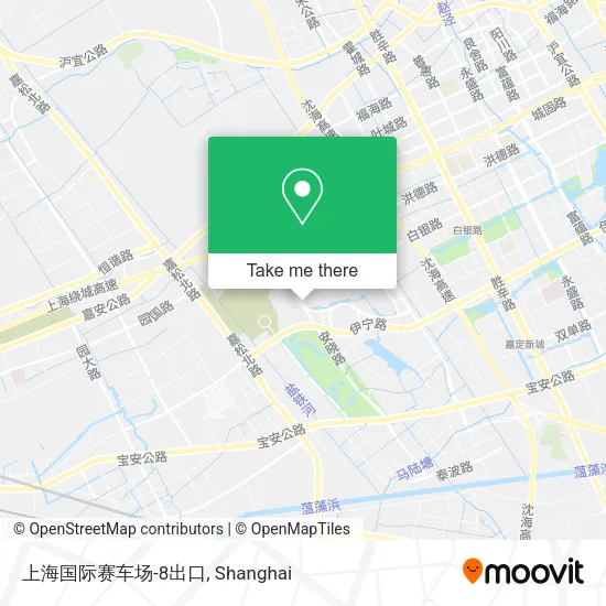 上海国际赛车场-8出口 map