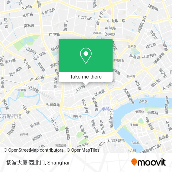 扬波大厦-西北门 map