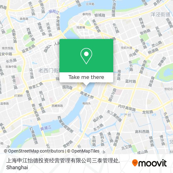 上海申江怡德投资经营管理有限公司三泰管理处 map