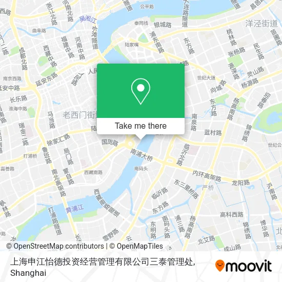 上海申江怡德投资经营管理有限公司三泰管理处 map