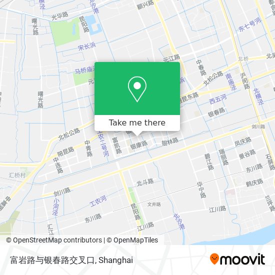 富岩路与银春路交叉口 map