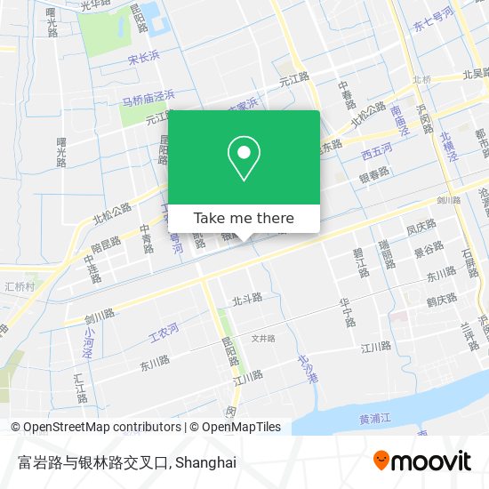 富岩路与银林路交叉口 map