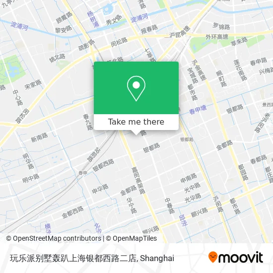 玩乐派别墅轰趴上海银都西路二店 map