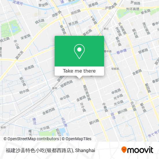 福建沙县特色小吃(银都西路店) map