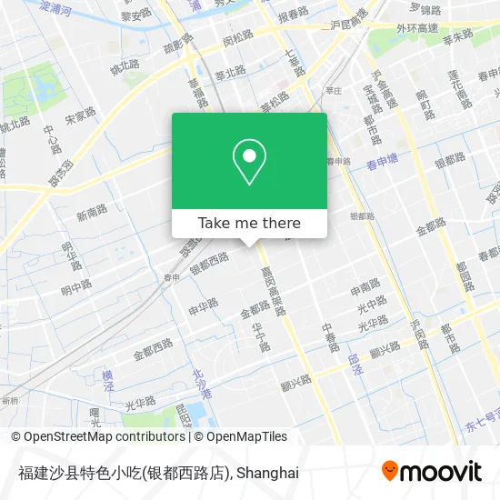 福建沙县特色小吃(银都西路店) map