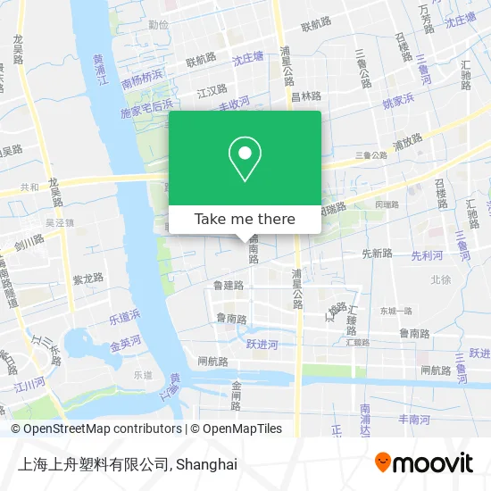 上海上舟塑料有限公司 map