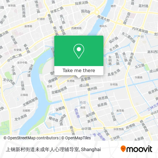 上钢新村街道未成年人心理辅导室 map
