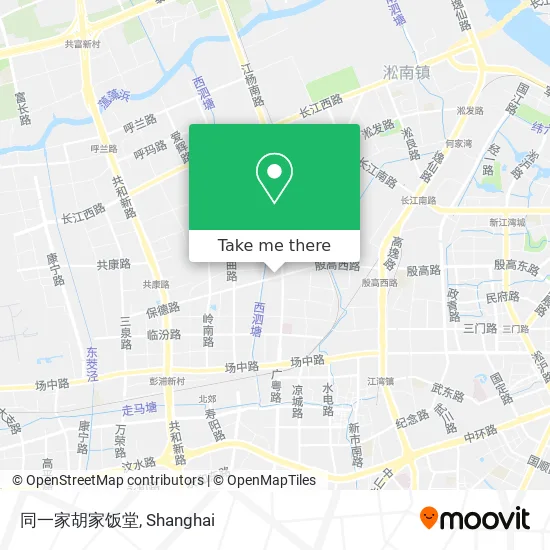 同一家胡家饭堂 map