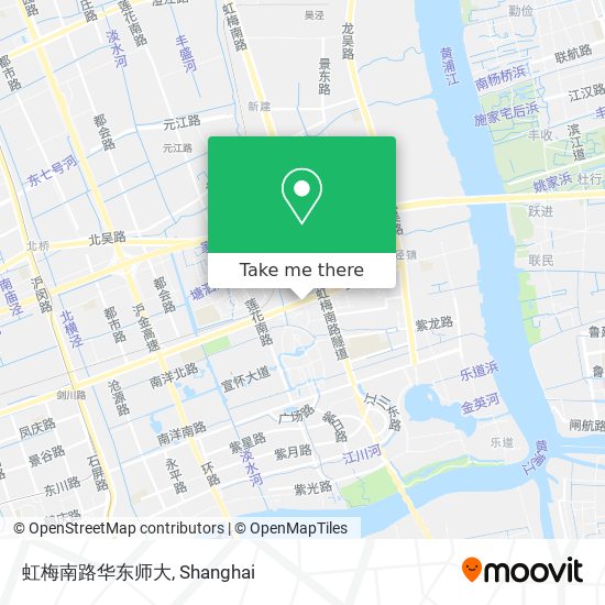 虹梅南路华东师大 map