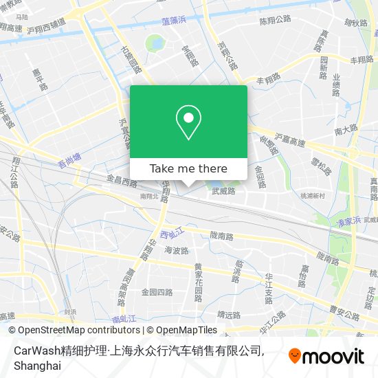 CarWash精细护理·上海永众行汽车销售有限公司 map