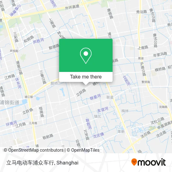 立马电动车浦众车行 map