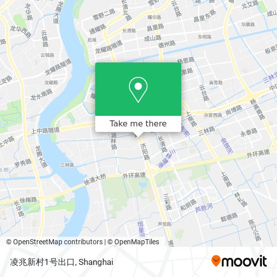 凌兆新村1号出口 map