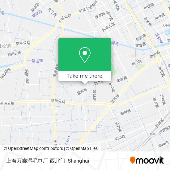 上海万鑫湿毛巾厂-西北门 map