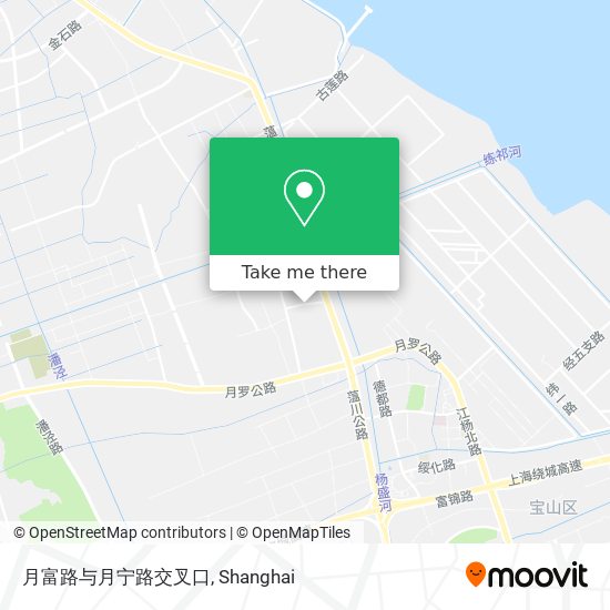 月富路与月宁路交叉口 map