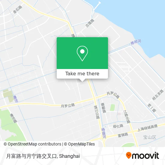 月富路与月宁路交叉口 map