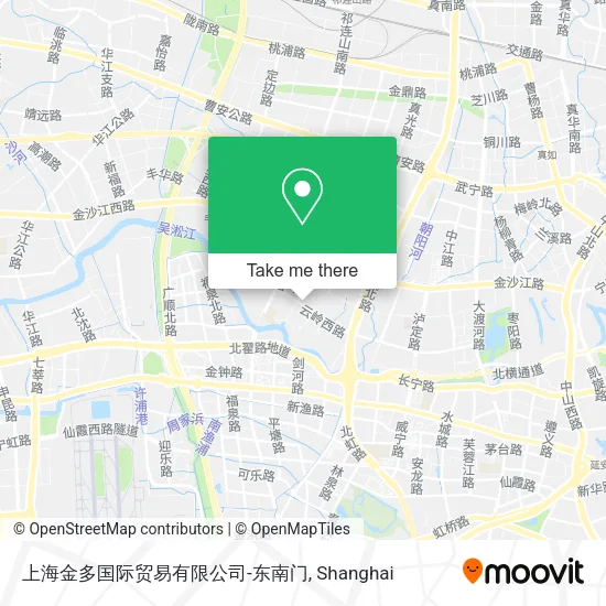 上海金多国际贸易有限公司-东南门 map