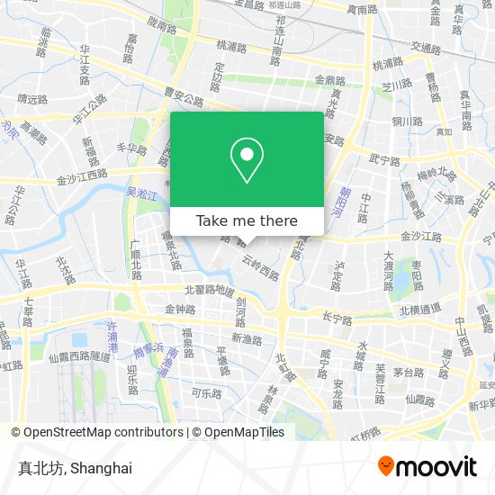 真北坊 map