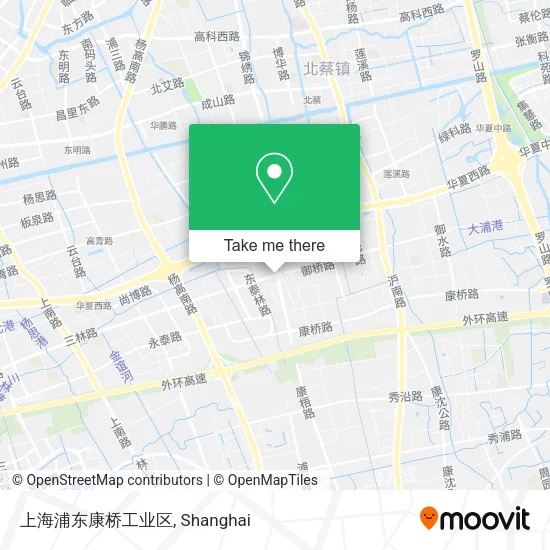 上海浦东康桥工业区 map
