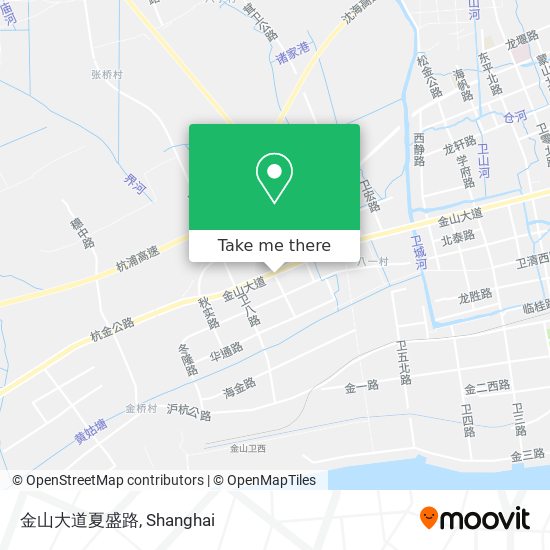 金山大道夏盛路 map