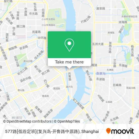 577路[低谷定班](复兴岛-开鲁路中原路) map