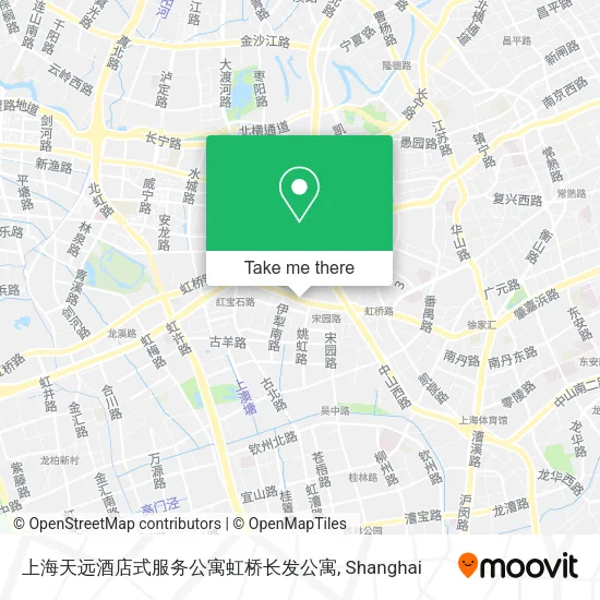 上海天远酒店式服务公寓虹桥长发公寓 map