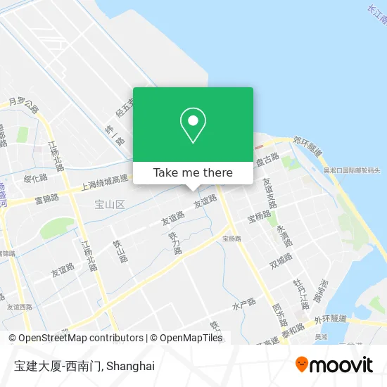 宝建大厦-西南门 map