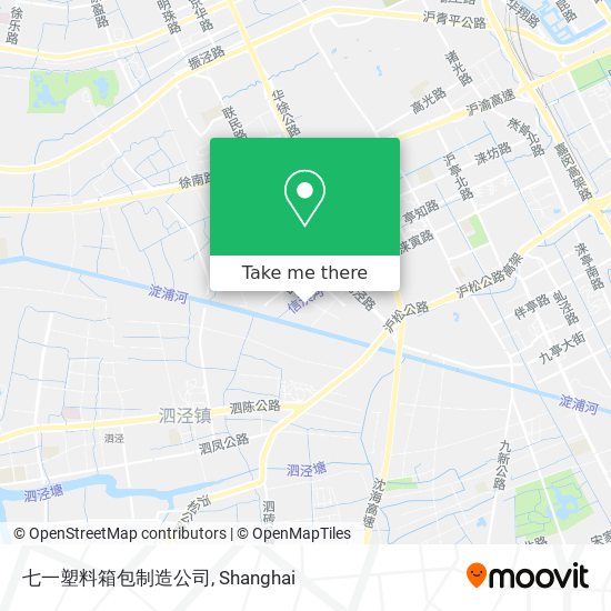 七一塑料箱包制造公司 map