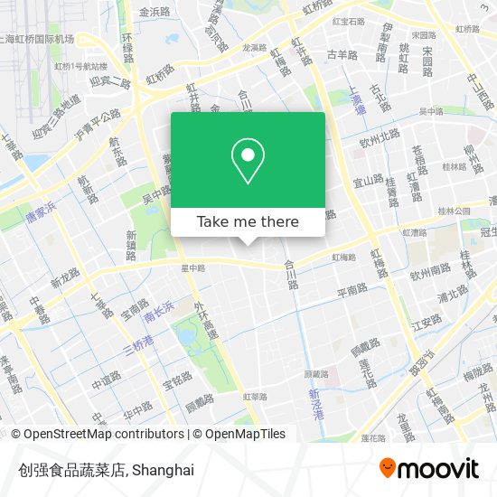 创强食品蔬菜店 map