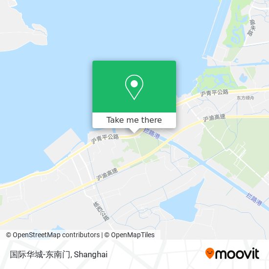 国际华城-东南门 map