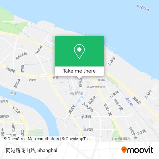 同港路花山路 map