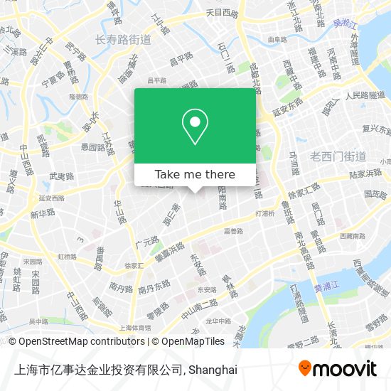 上海市亿事达金业投资有限公司 map