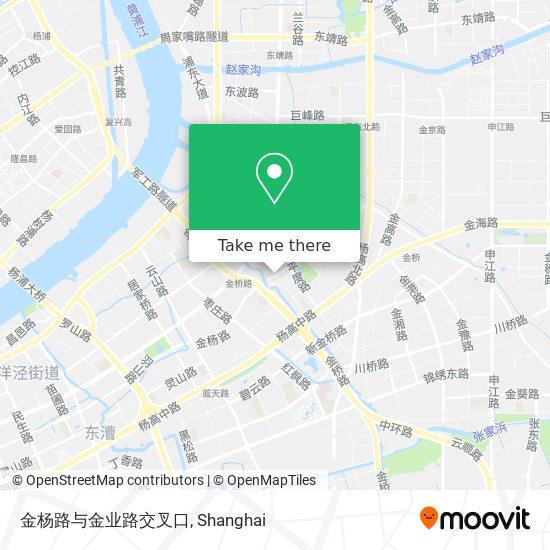 金杨路与金业路交叉口 map